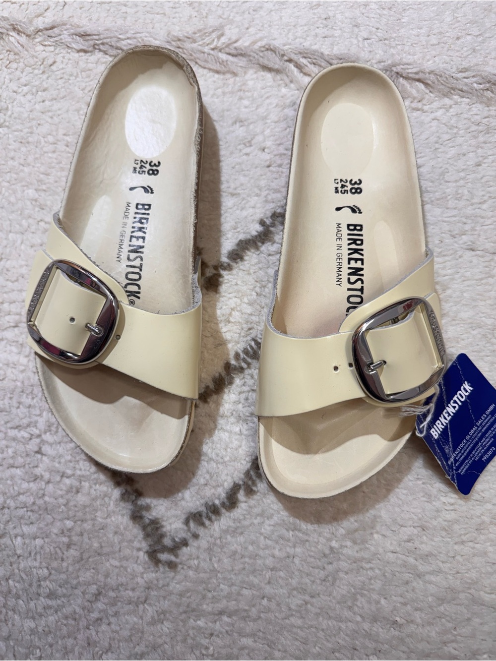Birkenstock Madrid Big Buckle High Shine Sandals